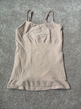 ‼️ Beige Seamless Cami Top with Adjustable Straps ‼️